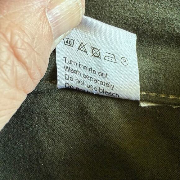 Moleskin Jeans Men's Moss Green Brushed Cotton Sz 36 Preppy Prep Made In UK - Picture 7 of 10